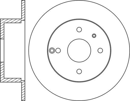 FIT FR0155 - Спирачен диск vvparts.bg