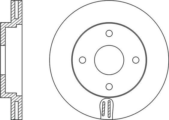 FIT FR0156V - Спирачен диск vvparts.bg