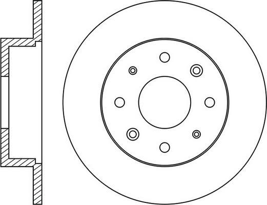 DURA BR31149 - Спирачен диск vvparts.bg