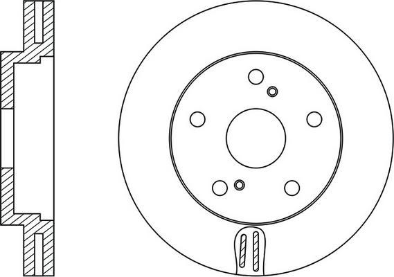 FIT FR0169V - Спирачен диск vvparts.bg