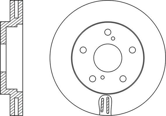 FIT FR0118V - Спирачен диск vvparts.bg