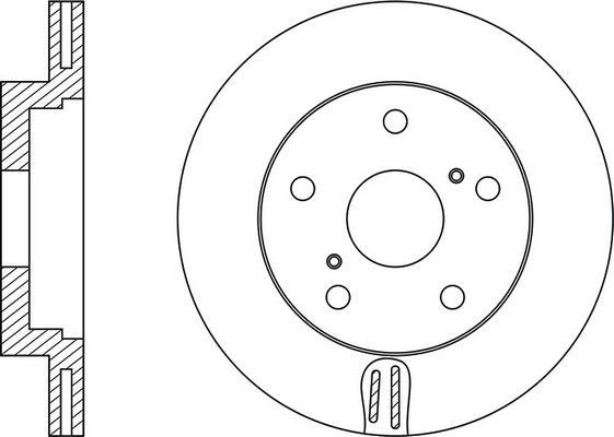 FIT FR0180V - Спирачен диск vvparts.bg