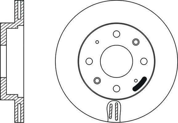 FIT FR0134V - Спирачен диск vvparts.bg