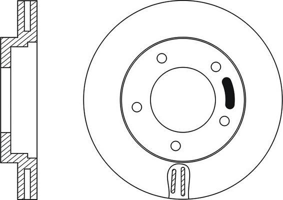 INTERBRAKE BD7011 - Спирачен диск vvparts.bg