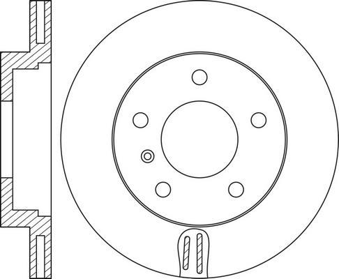 Zimmermann 150.1269.53 - Спирачен диск vvparts.bg