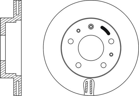 FIT FR0175V - Спирачен диск vvparts.bg