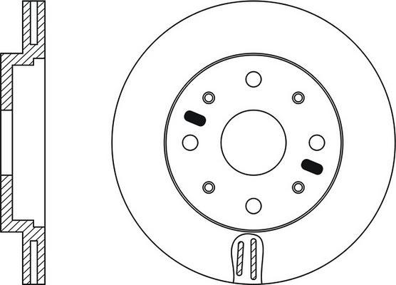 NK BS3593 - Спирачен диск vvparts.bg