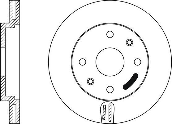 Metelli 23-0407 - Спирачен диск vvparts.bg