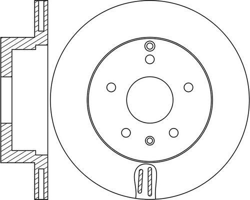 FIT FR0812V - Спирачен диск vvparts.bg