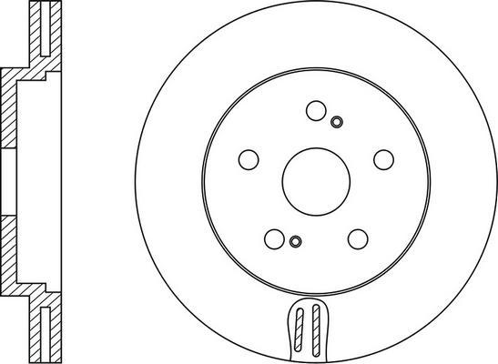 FIT FR0322V - Спирачен диск vvparts.bg