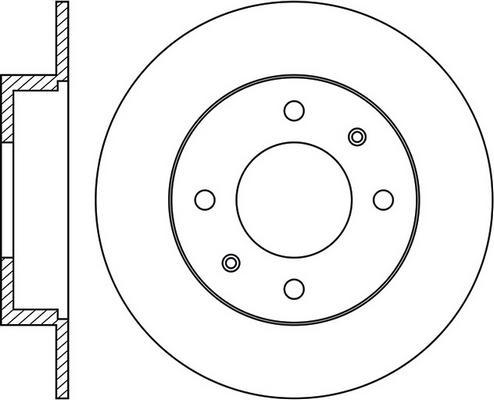 Metelli 23-0661 - Спирачен диск vvparts.bg