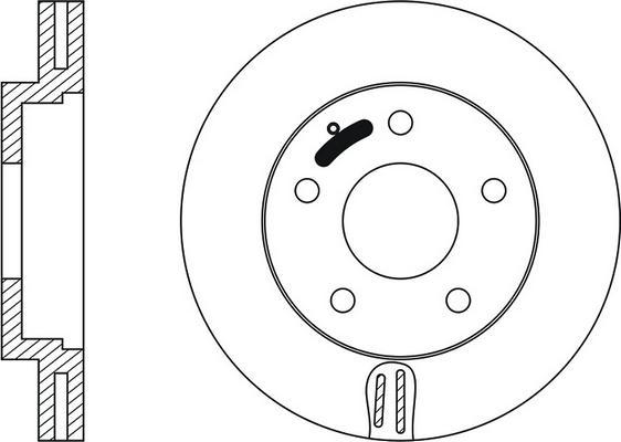 Breco BC8224 - Спирачен диск vvparts.bg