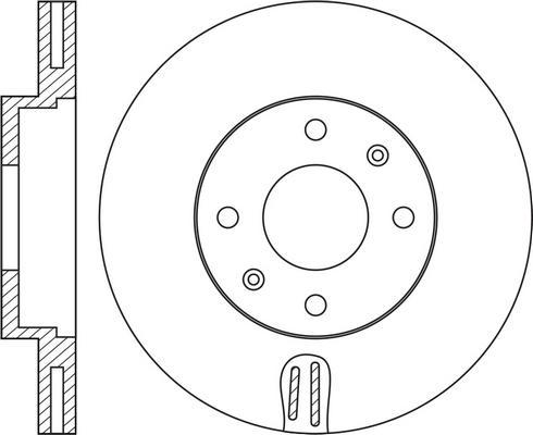 FIT FR0211V - Спирачен диск vvparts.bg