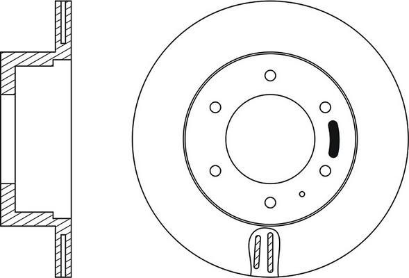 FIT FR0218V - Спирачен диск vvparts.bg