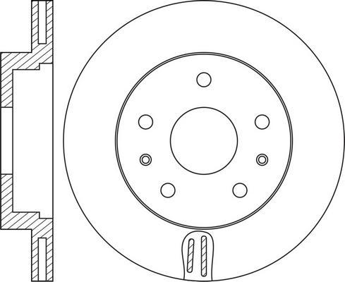 FIT FR0277V - Спирачен диск vvparts.bg