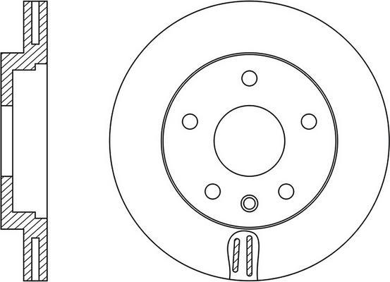 FIT FR0742V - Спирачен диск vvparts.bg