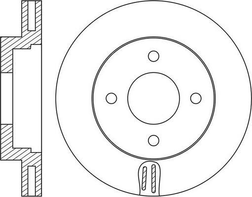 SBS 1815312279 - Спирачен диск vvparts.bg