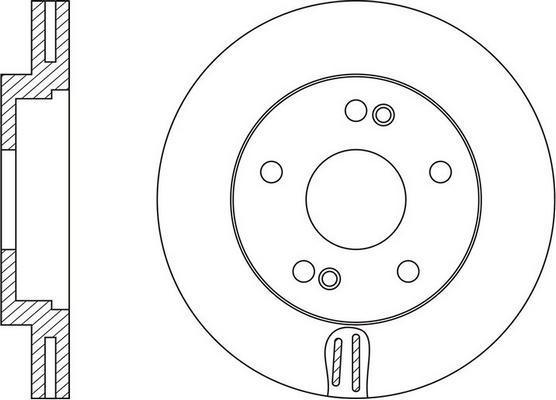 HELLA 8DD 355 118-321 - Спирачен диск vvparts.bg