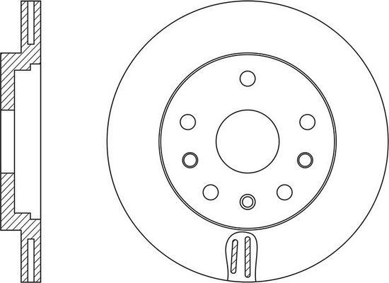 FIT FR0715V - Спирачен диск vvparts.bg