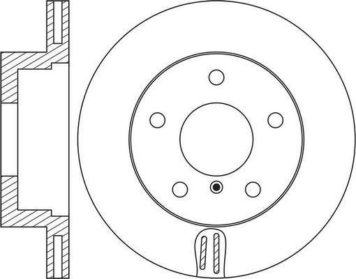 SAT ST-34111164539 - Спирачен диск vvparts.bg