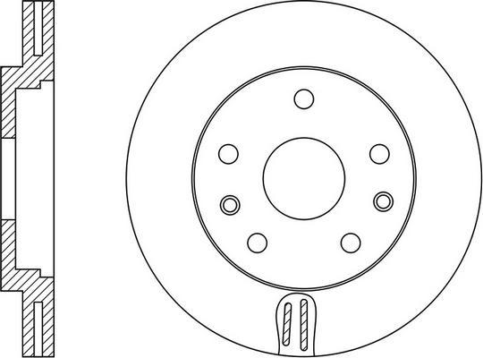 FIT FR0739V - Спирачен диск vvparts.bg