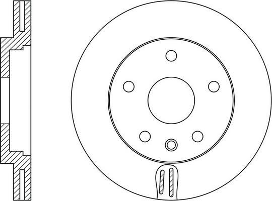 FIT FR0736V - Спирачен диск vvparts.bg