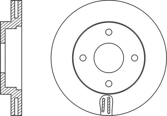 Brake Engineering DI956234 - Спирачен диск vvparts.bg
