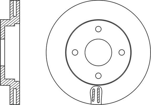 Delphi BG3762 - Спирачен диск vvparts.bg