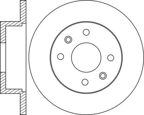 FIT FR1025 - Спирачен диск vvparts.bg