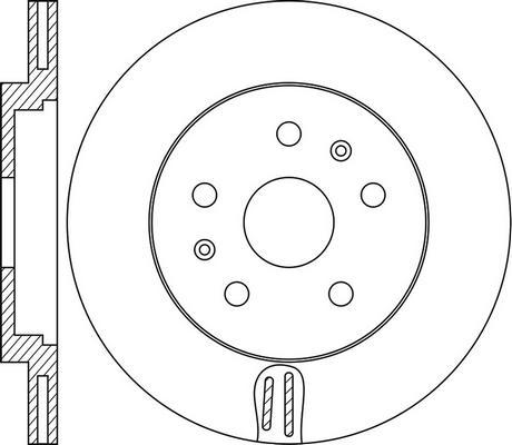 BOSCH 0 986 479 591 - Спирачен диск vvparts.bg