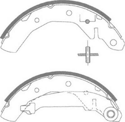 FIT FT0133 - Комплект спирачна челюст vvparts.bg