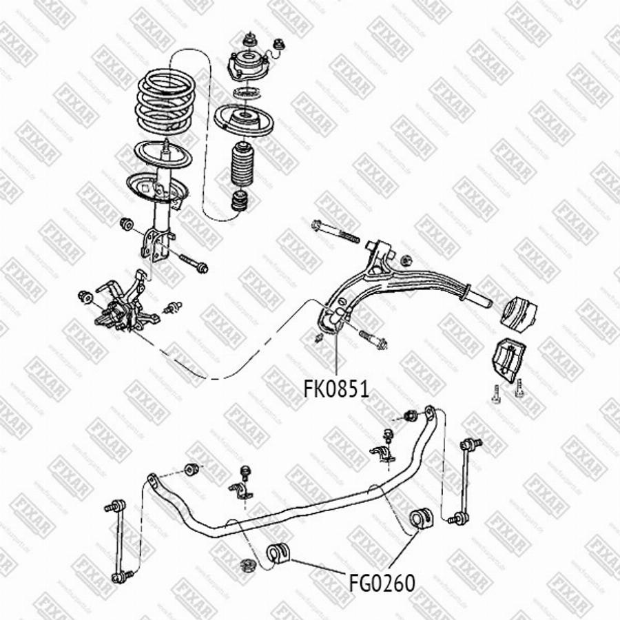 Fixar FK0851 - Шарнири vvparts.bg