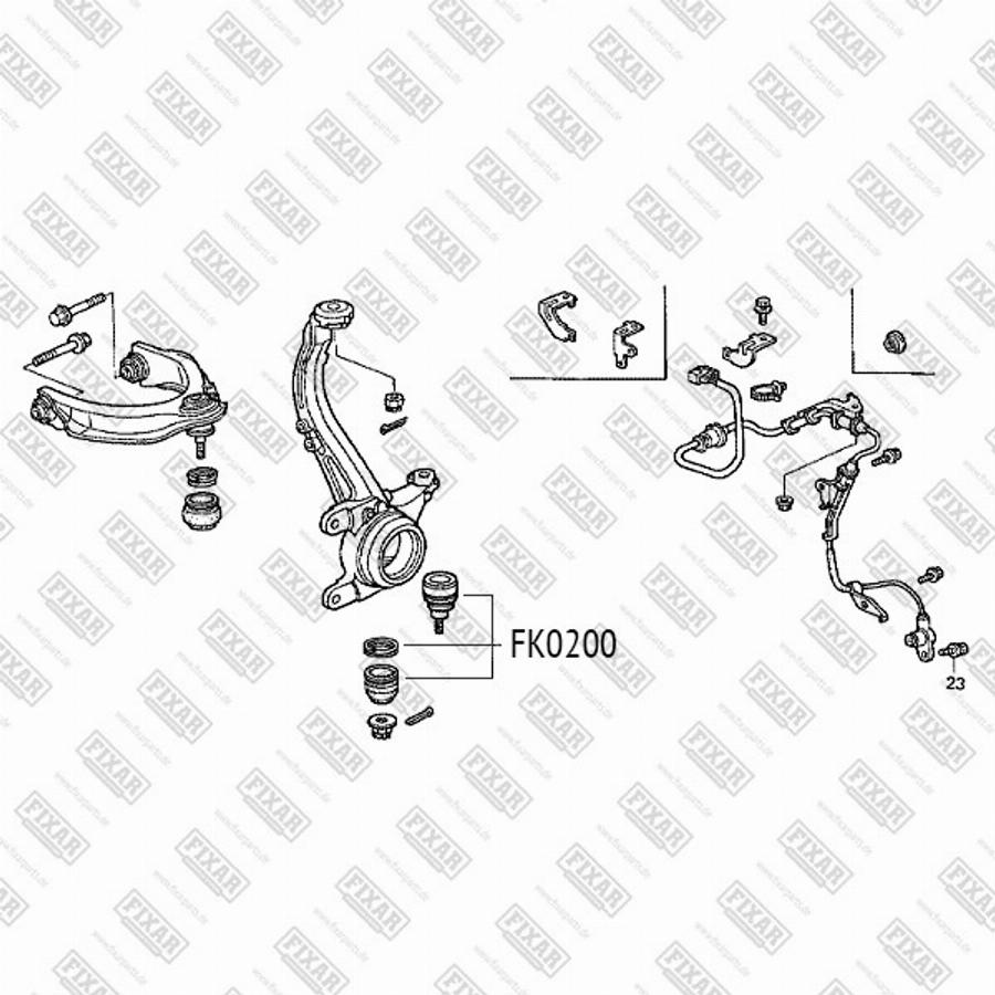 Fixar FK0200 - Шарнири vvparts.bg