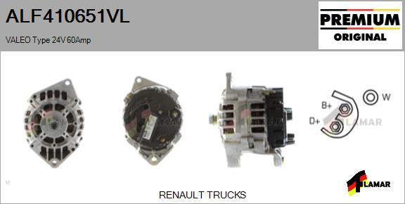 FLAMAR ALF410651VL - Генератор vvparts.bg