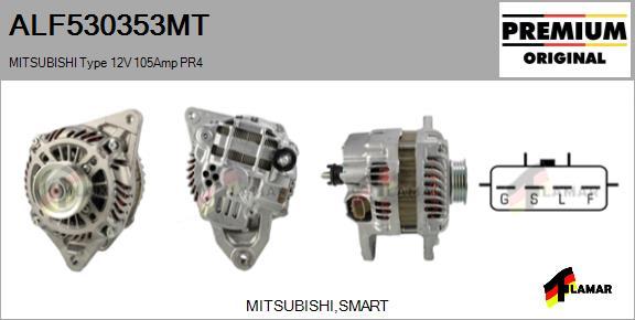 FLAMAR ALF530353MT - Генератор vvparts.bg