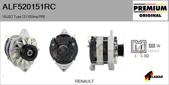 FLAMAR ALF520151RC - Генератор vvparts.bg