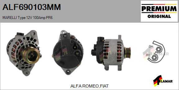 FLAMAR ALF690103MM - Генератор vvparts.bg