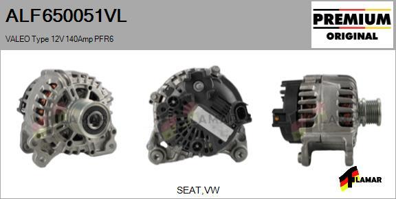 FLAMAR ALF650051VL - Генератор vvparts.bg