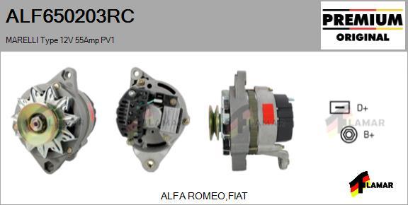 FLAMAR ALF650203RC - Генератор vvparts.bg