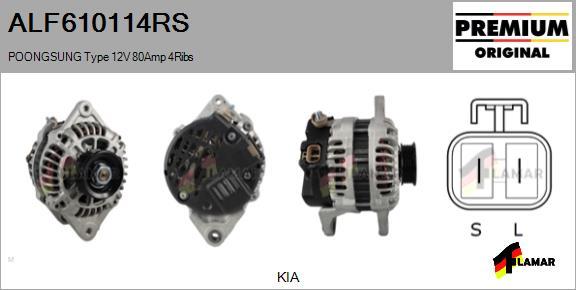 FLAMAR ALF610114RS - Генератор vvparts.bg