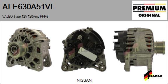 FLAMAR ALF630A51VL - Генератор vvparts.bg