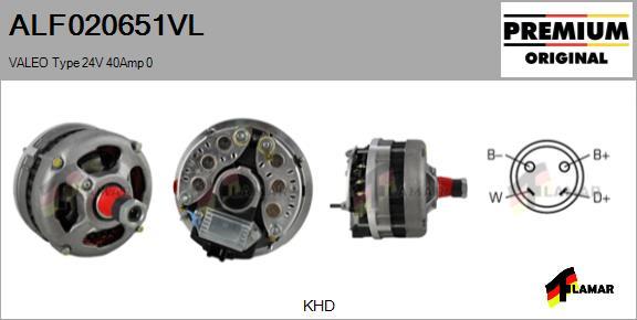 FLAMAR ALF020651VL - Генератор vvparts.bg