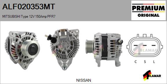 FLAMAR ALF020353MT - Генератор vvparts.bg