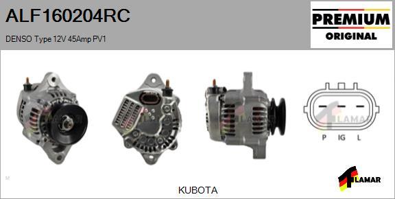 FLAMAR ALF160204RC - Генератор vvparts.bg