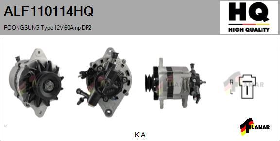 FLAMAR ALF110114HQ - Генератор vvparts.bg