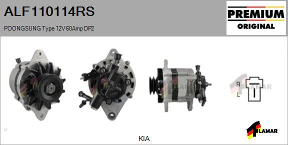 FLAMAR ALF110114RS - Генератор vvparts.bg