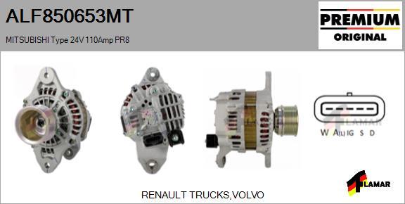 FLAMAR ALF850653MT - Генератор vvparts.bg