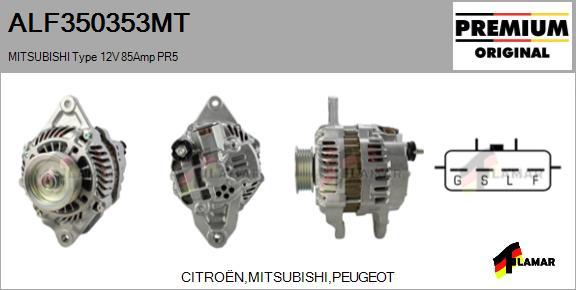 FLAMAR ALF350353MT - Генератор vvparts.bg