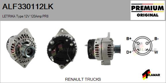 FLAMAR ALF330112LK - Генератор vvparts.bg