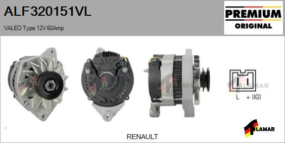 FLAMAR ALF320151VL - Генератор vvparts.bg